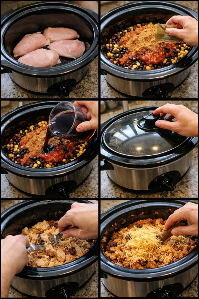 Crock Pot Fiesta Chicken