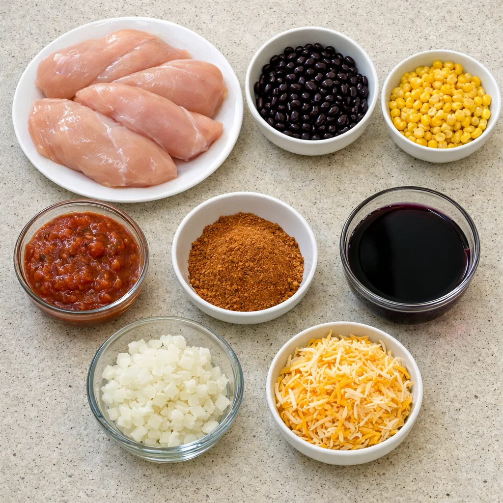 Crock Pot Fiesta Chicken