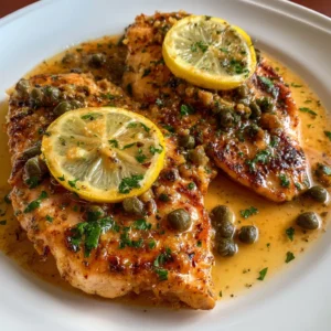 Crock Pot Lemony Chicken Piccata