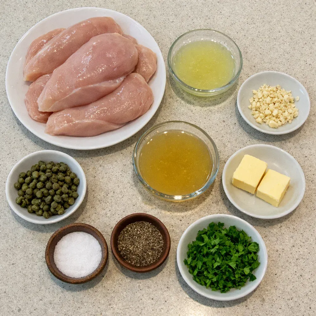 Crock Pot Lemony Chicken Piccata