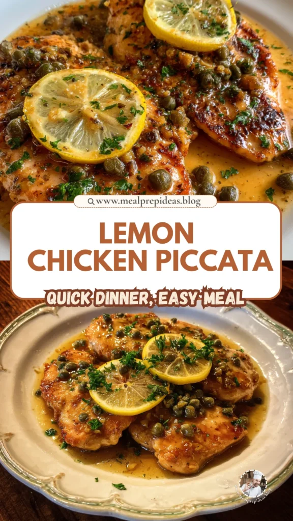 Crock Pot Lemony Chicken Piccata