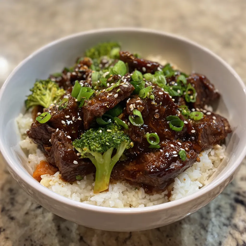 Crock-pot teriyaki beef