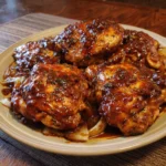 Crockpot BBQ Chicken Thighs
