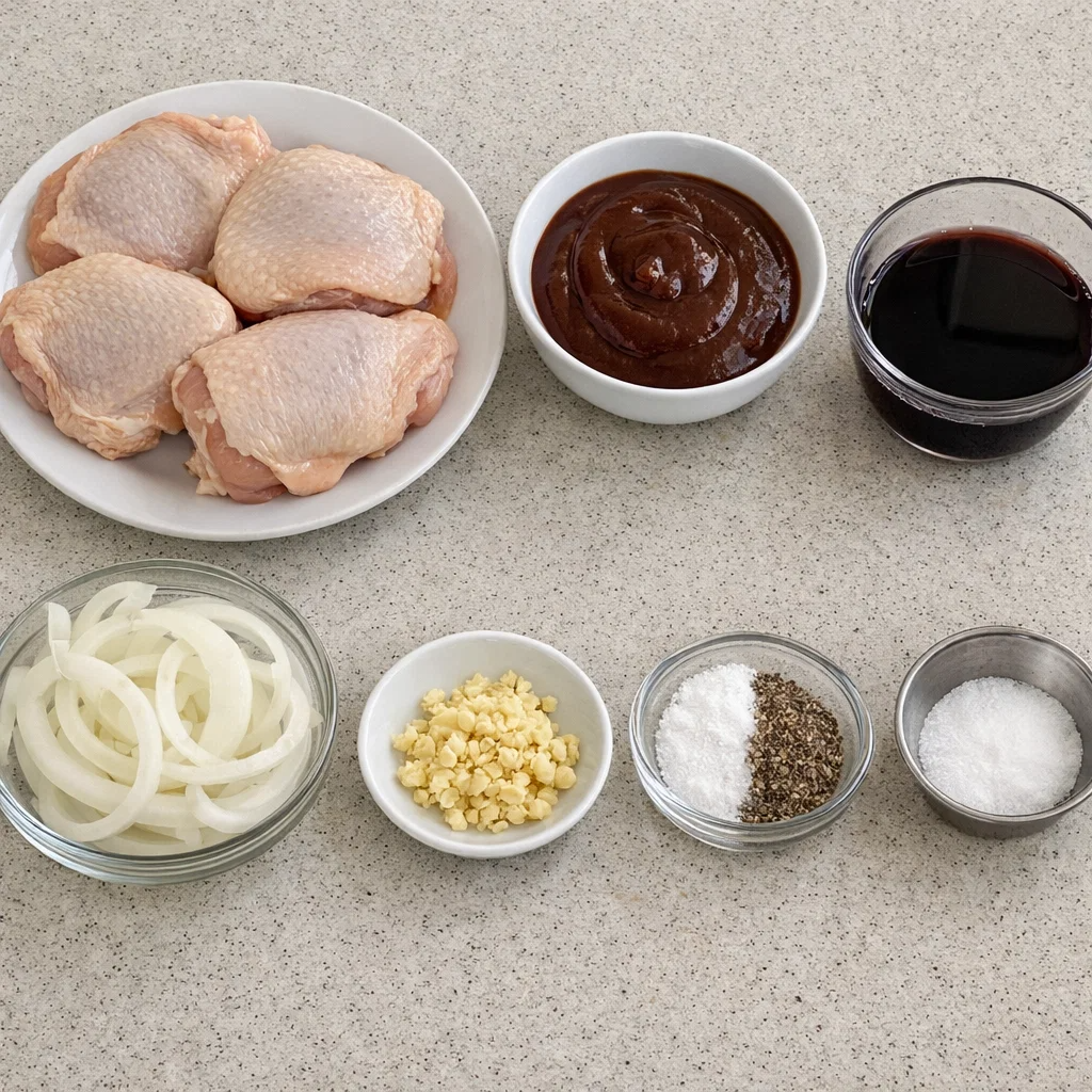 Crockpot BBQ Chicken Thighs