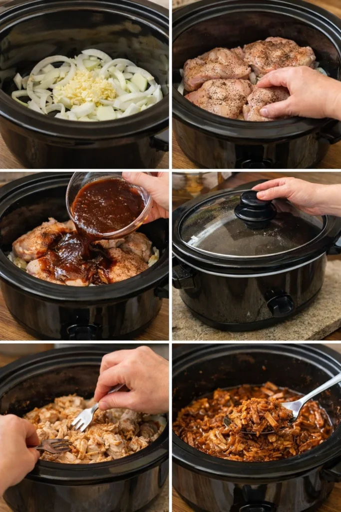 Crockpot BBQ Chicken Thighs