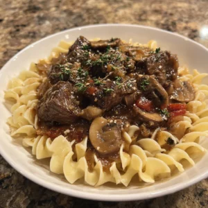 Crockpot Beef Marsala