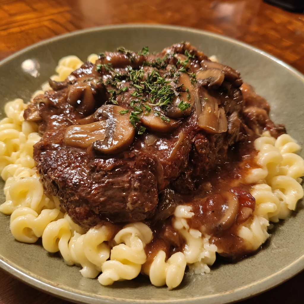 Crockpot Beef Marsala