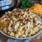 Crockpot Buffalo Chicken Pasta