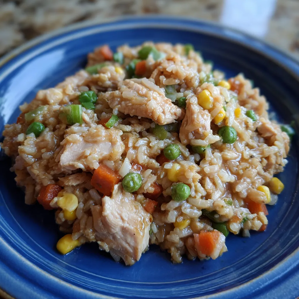 Crockpot Chicken Fried Rice