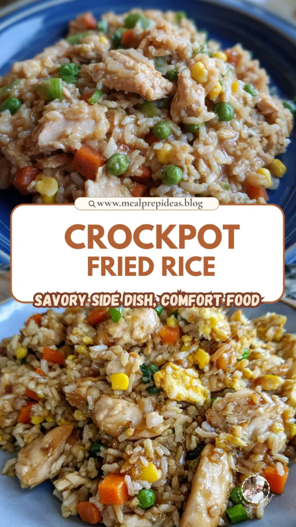 Crockpot Chicken Fried Rice