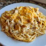 Crockpot Chicken Spaghetti