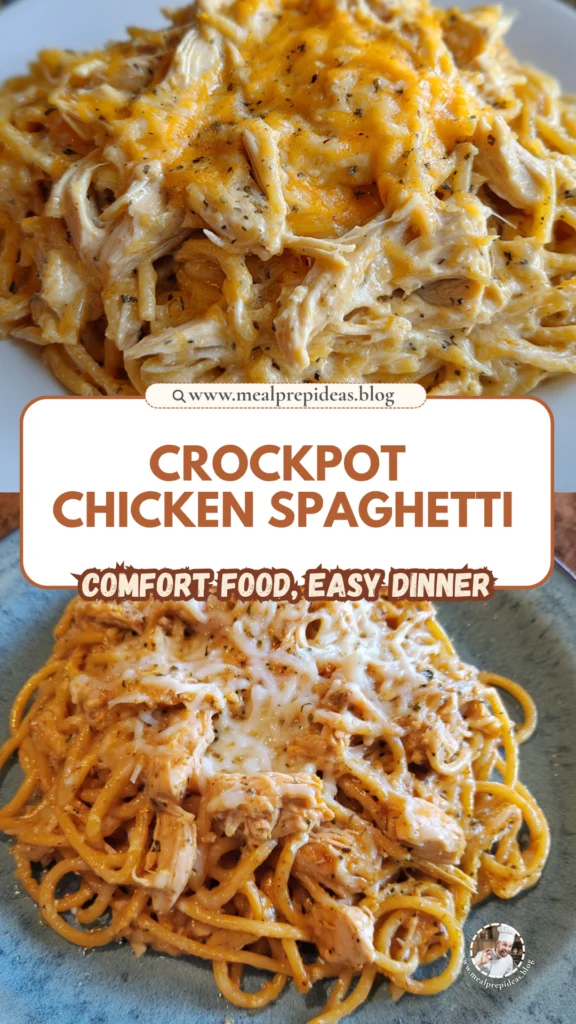 Crockpot Chicken Spaghetti