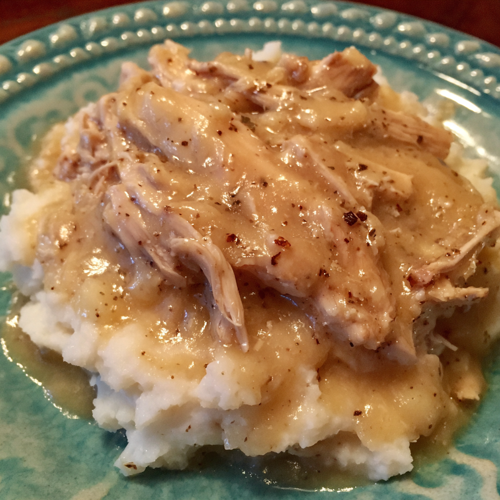 Crockpot Chicken and Gravy