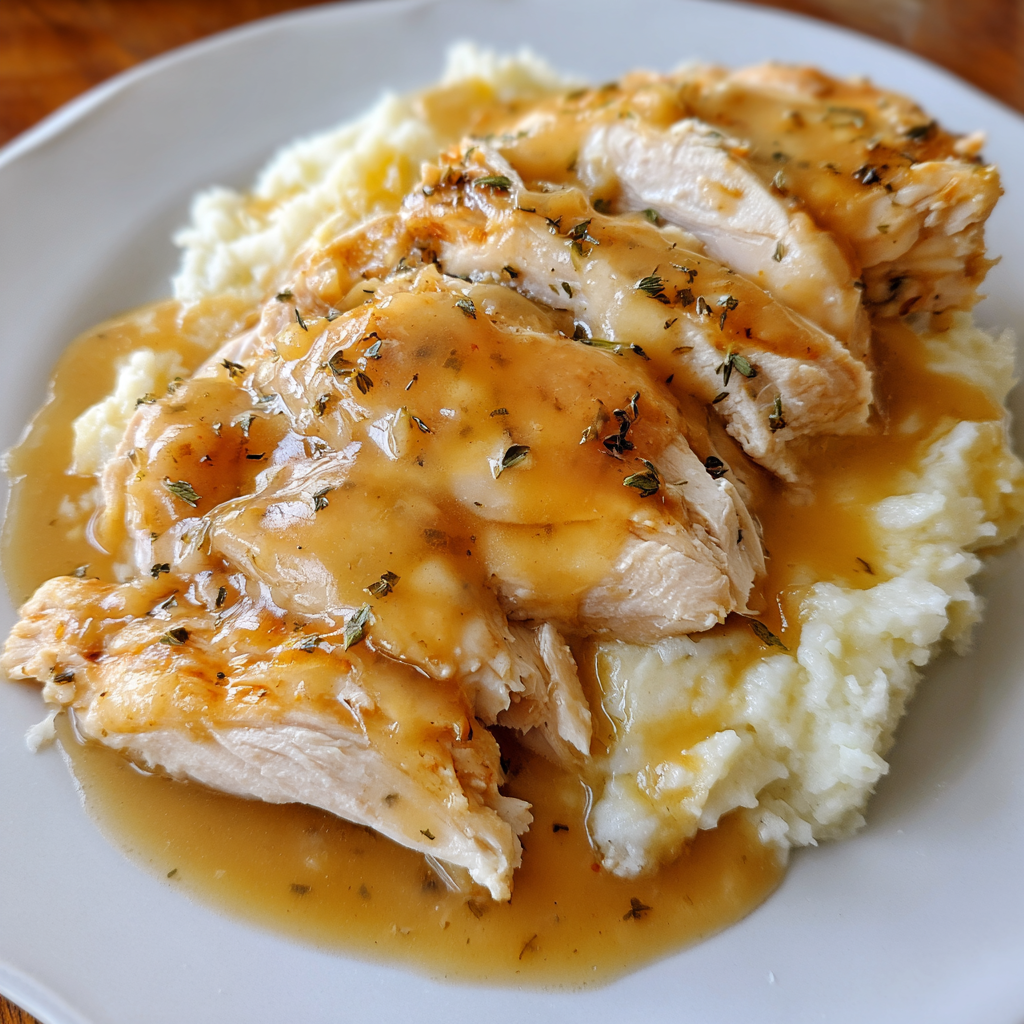 Crockpot Chicken and Gravy