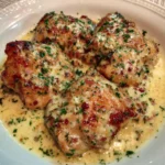 Crockpot Garlic Parmesan Chicken Thighs