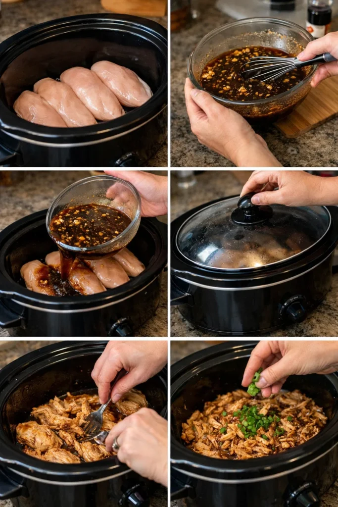 Crockpot Honey Garlic Chicken