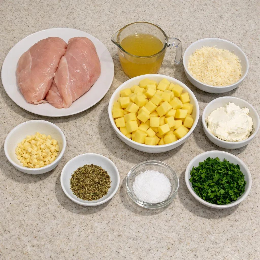 Crockpot Parmesan Garlic Chicken