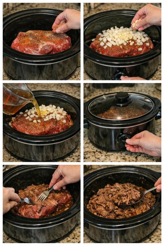 Crockpot Shredded Beef
