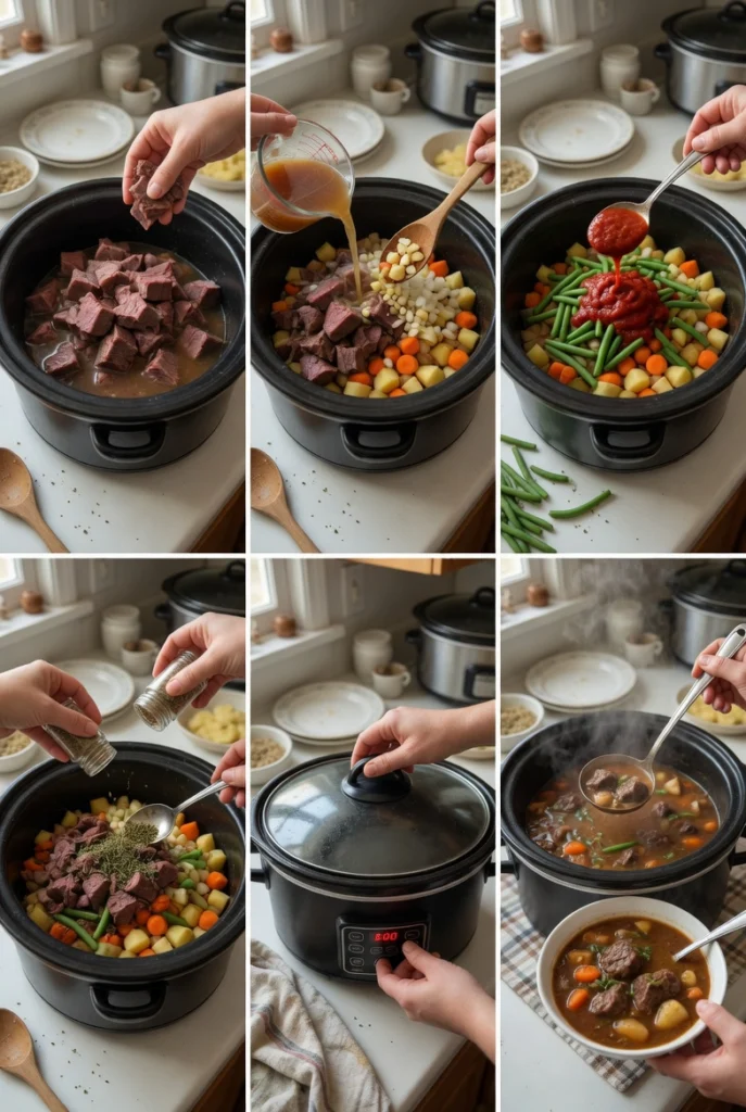 Crockpot Smoked Beef Stew
