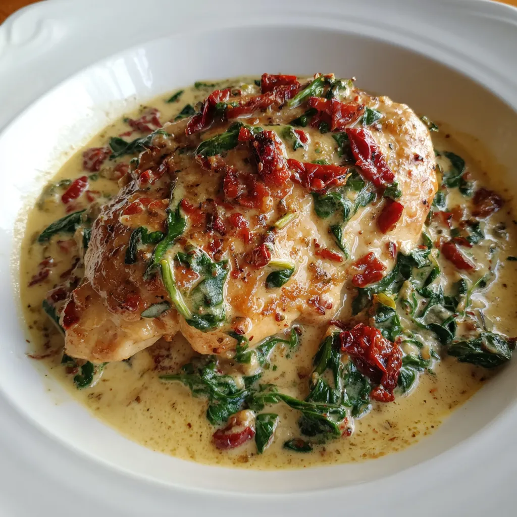 Crockpot Tuscan Chicken