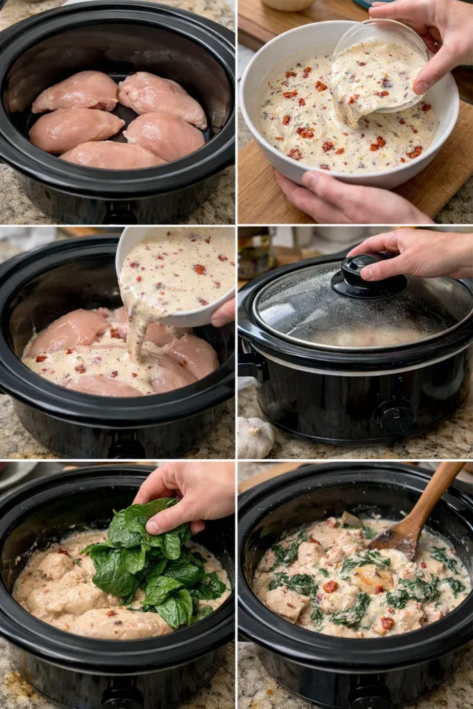 Crockpot Tuscan Chicken