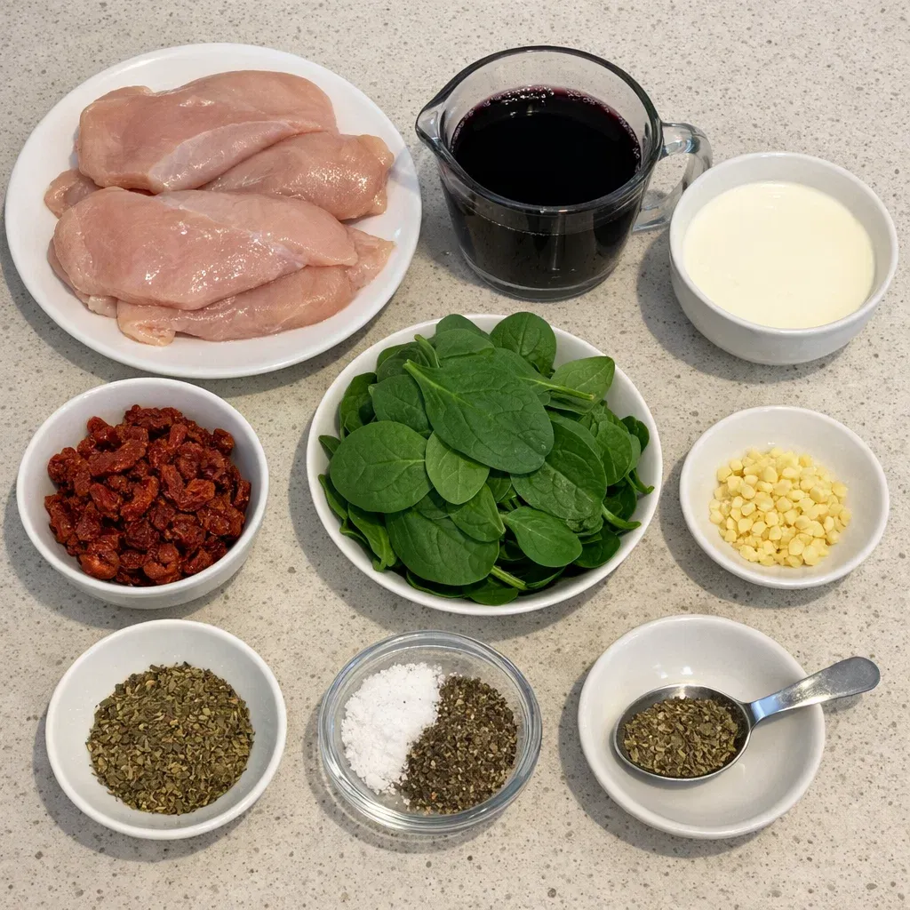 Crockpot Tuscan Chicken