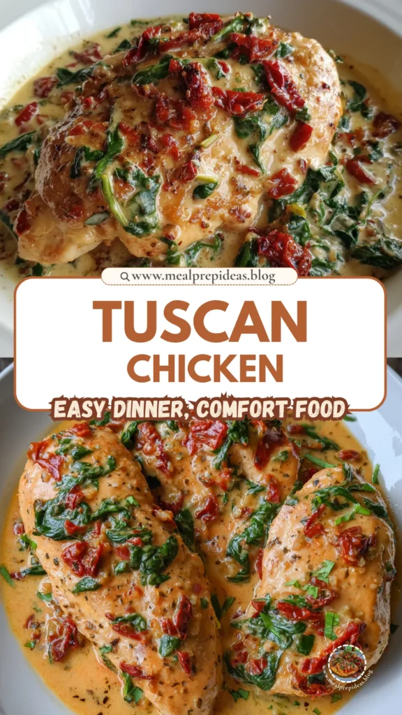 Crockpot Tuscan Chicken