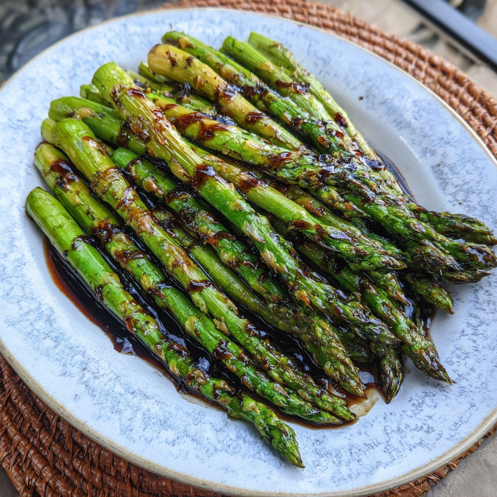 Easy Asparagus with Balsamic Glaze
