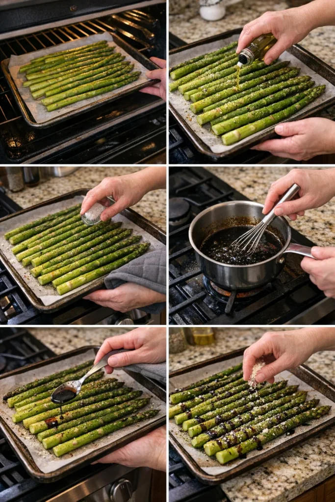 Easy Asparagus with Balsamic Glaze