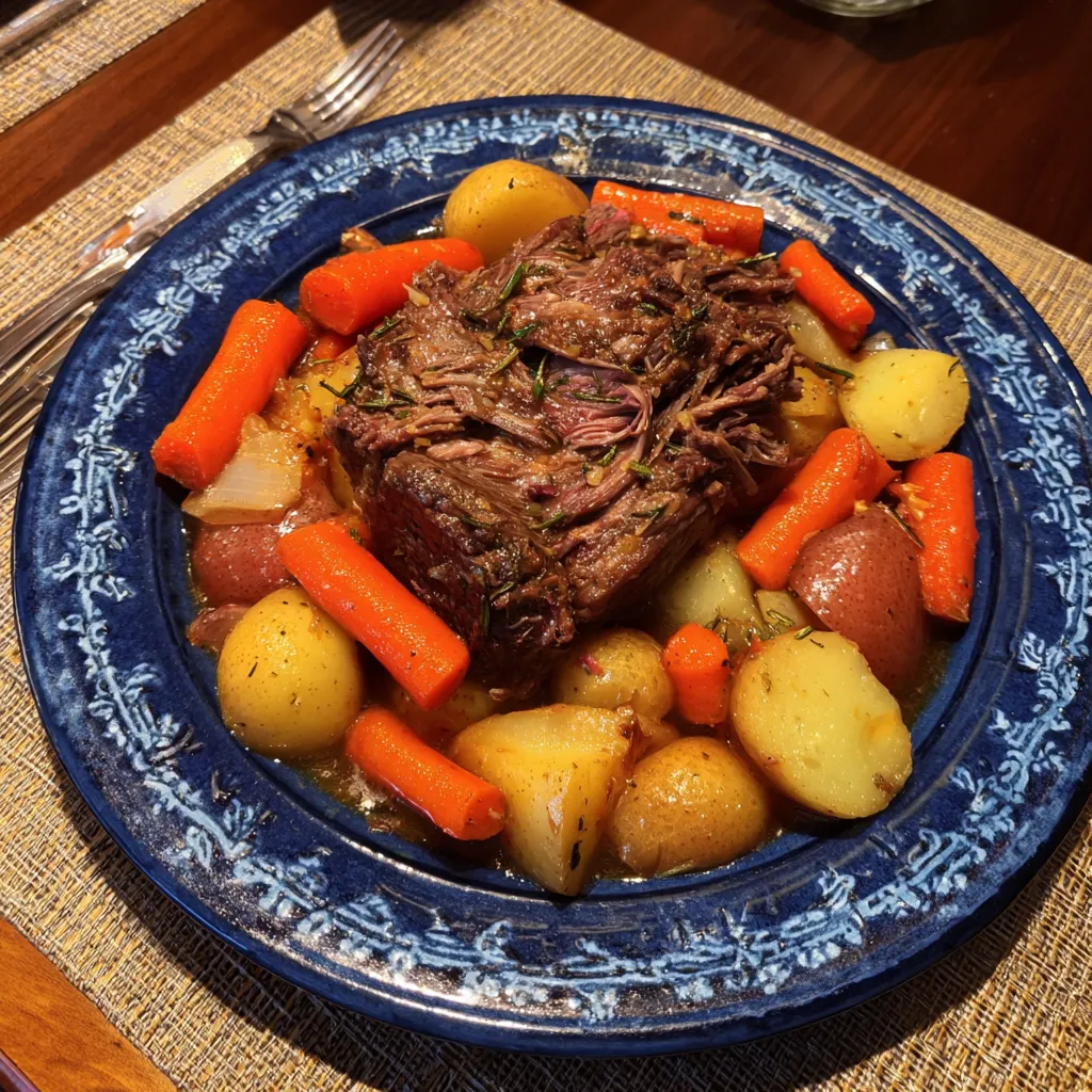 Easy Crockpot Beef Pot Roast