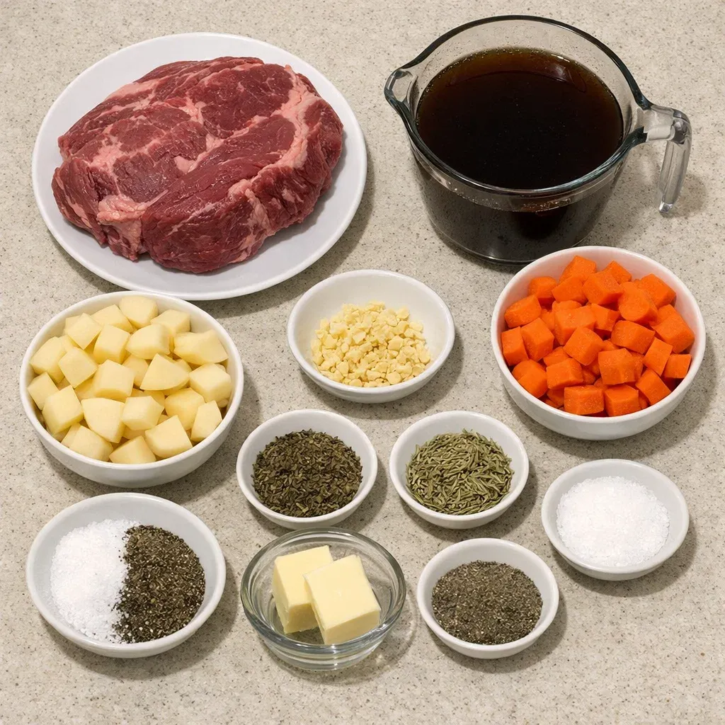 Easy Crockpot Beef Pot Roast