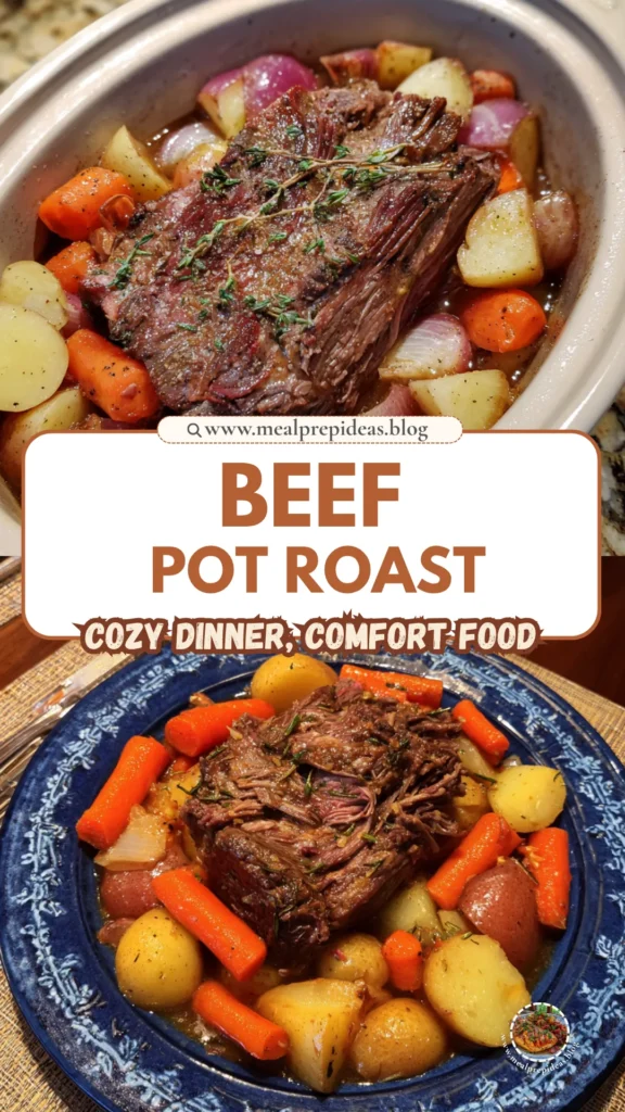 Easy Crockpot Beef Pot Roast