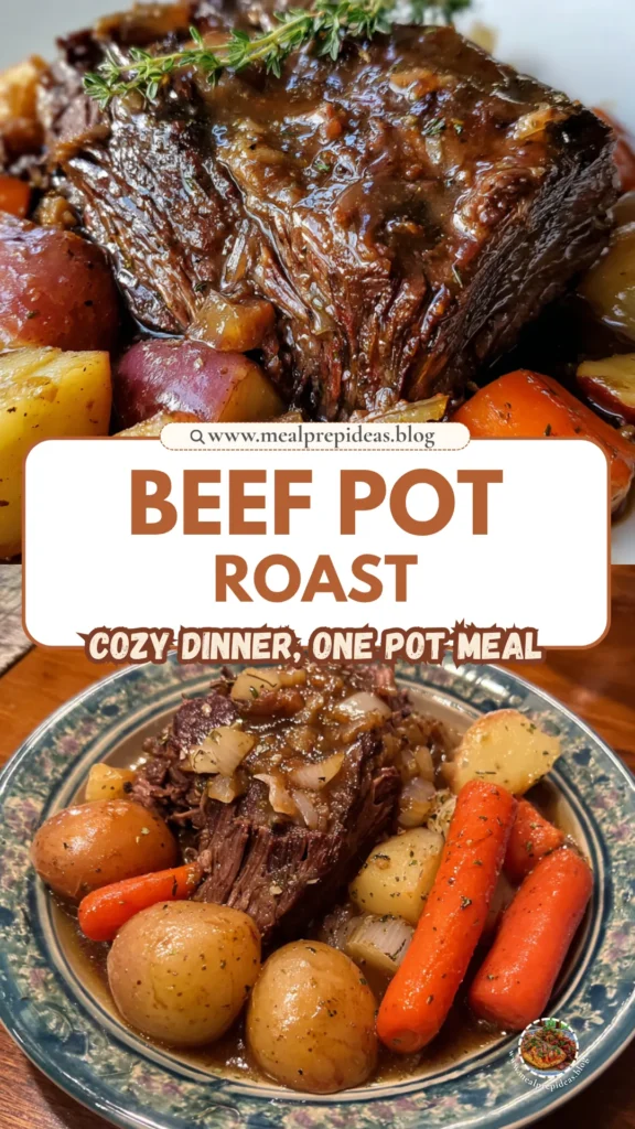 Easy Crockpot Beef Pot Roast