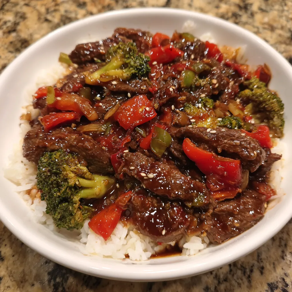 Easy Crockpot Teriyaki Beef