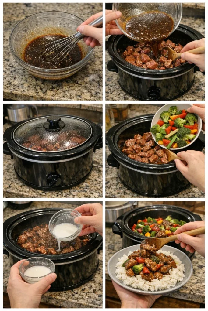 Easy Crockpot Teriyaki Beef