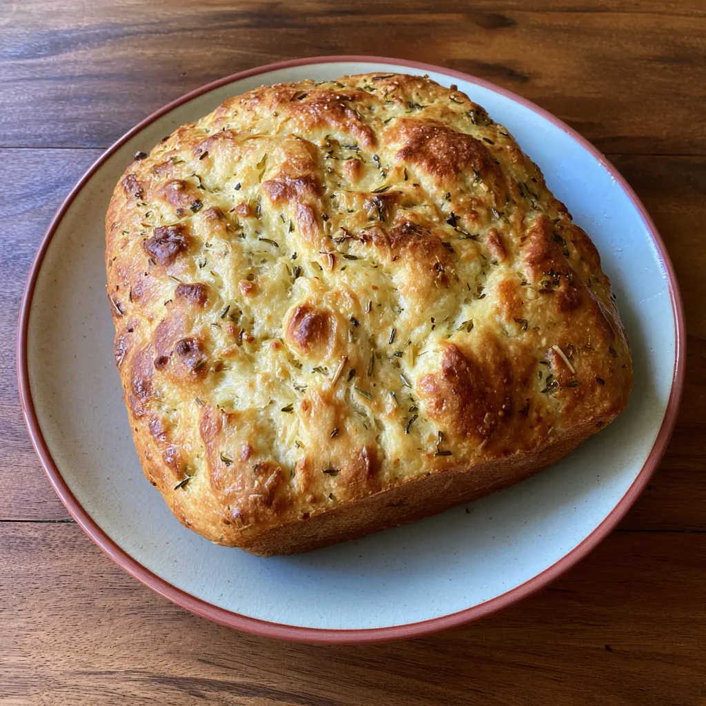 Easy Italian Herb and Cheese Bread