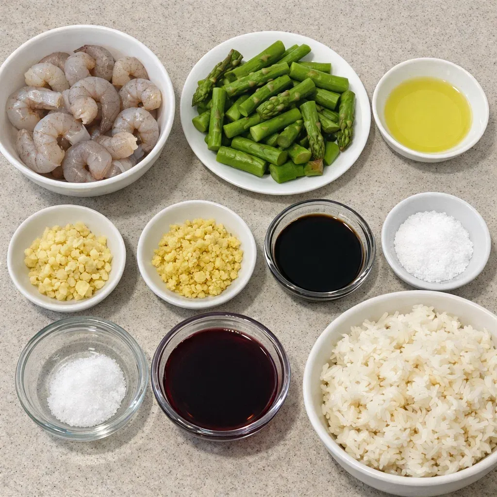 Easy Shrimp and Asparagus Stir Fry