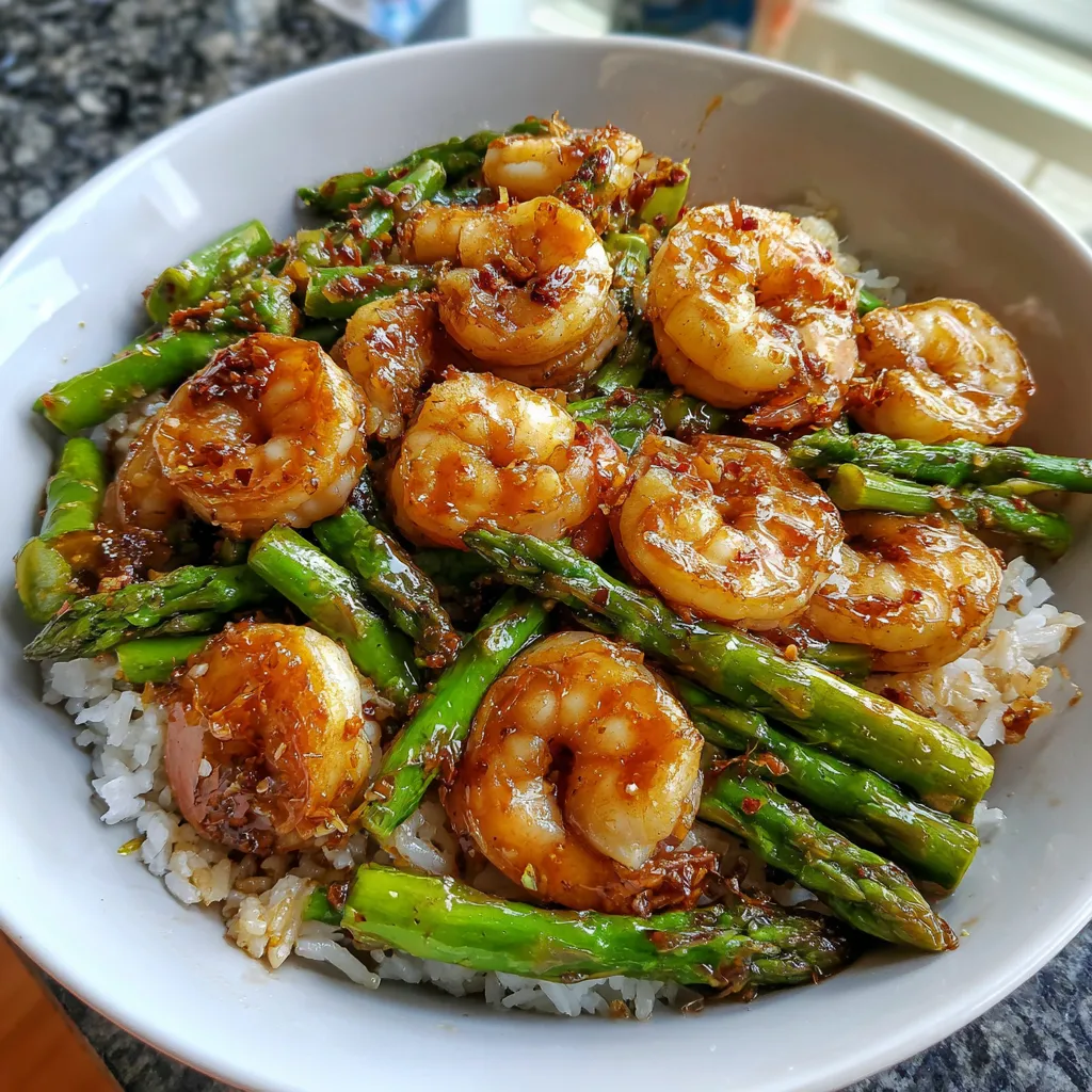 Easy Shrimp and Asparagus Stir Fry