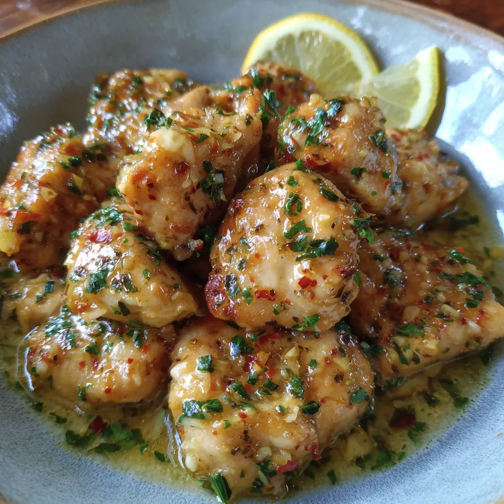 Garlic Butter Chicken Bites