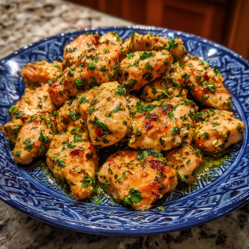 Garlic Butter Chicken Bites