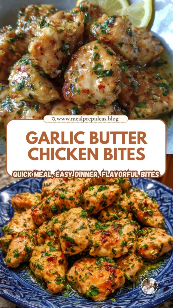 Garlic Butter Chicken Bites