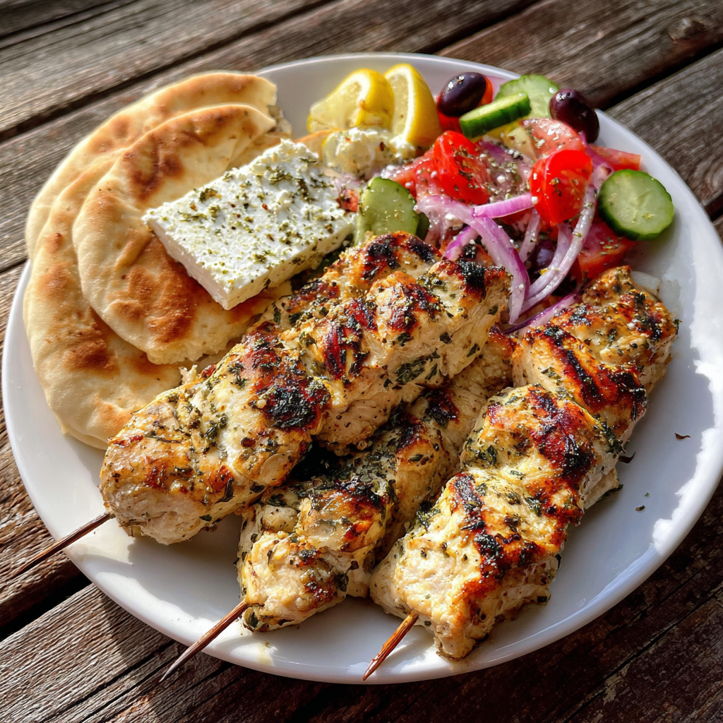 Greek Chicken Kabobs