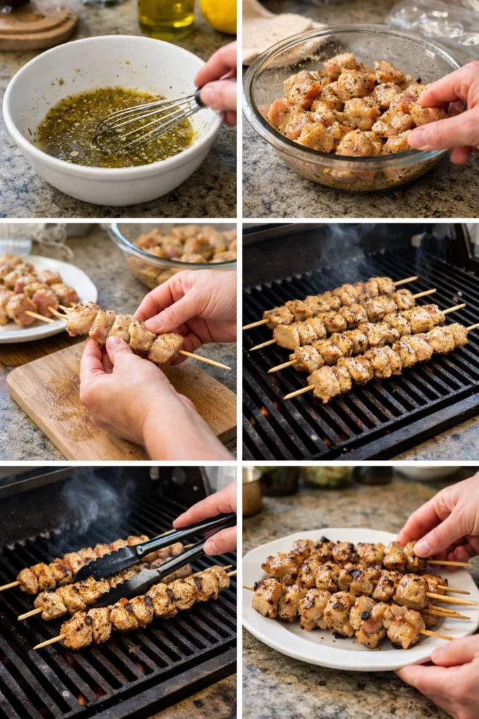 Greek Chicken Kabobs