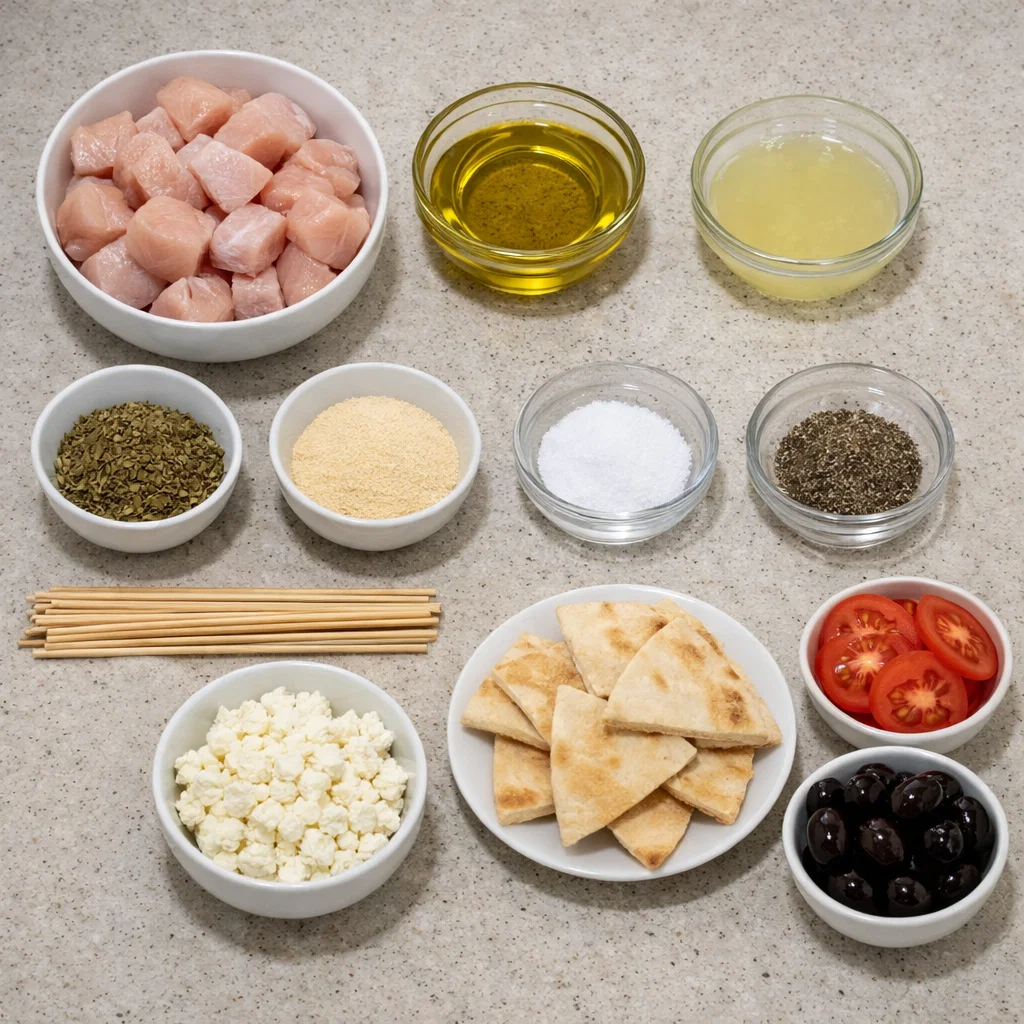 Greek Chicken Kabobs