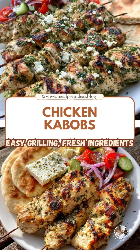 Greek Chicken Kabobs