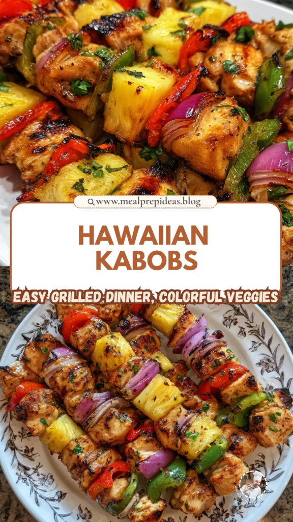 Hawaiian Chicken Kabobs