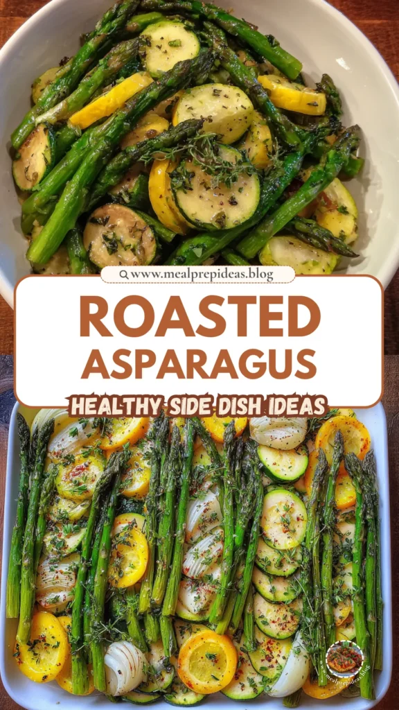 Healthy Asparagus with Zucchini and Squash