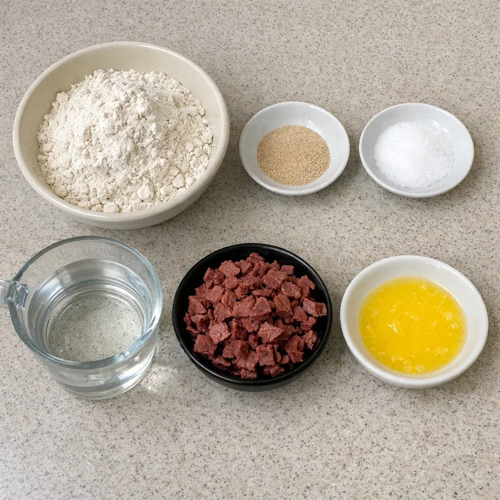 Homemade Bread with Smoked Beef