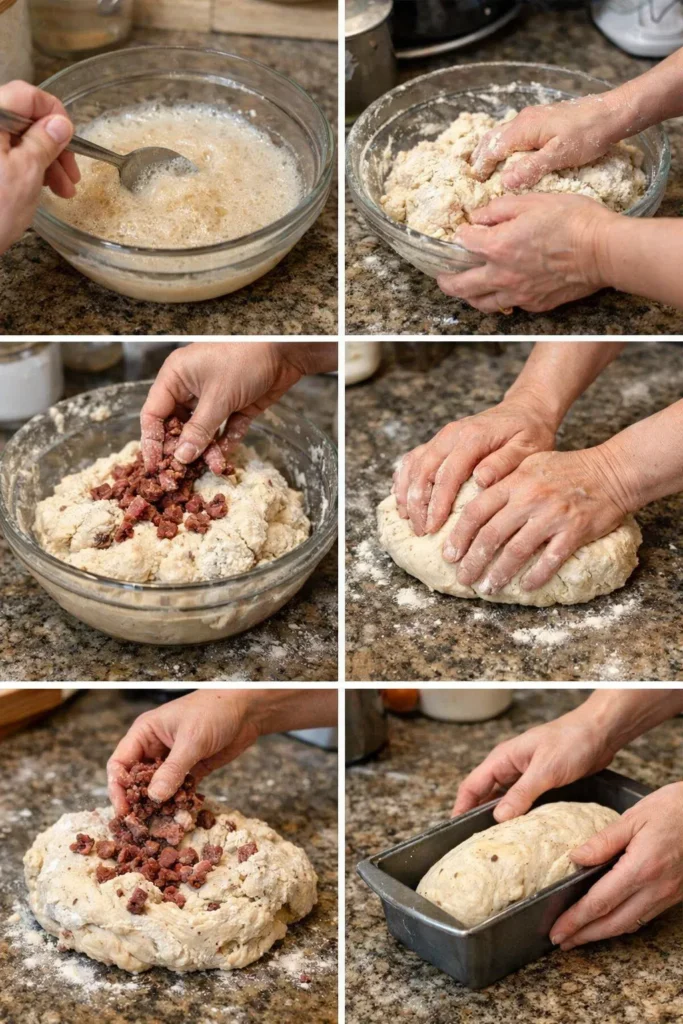 Homemade Bread with Smoked Beef