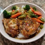 Slow Cooker Honey Garlic Chicken and Veggies